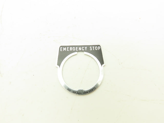 Duct-o-Wire PB-STMM E-Stop Pushbutton 30mm Emergency Stop with Tag