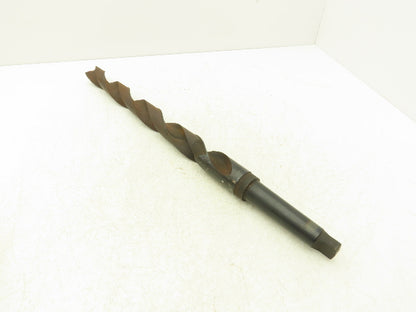 MSC 01665843 1-9/16"x 24"L HSS Drill Bit 5MT Morse Taper Shank Spiral Flute