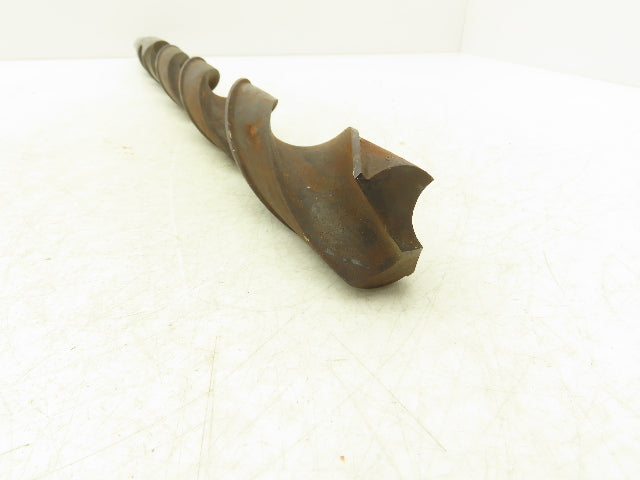 MSC 01665843 1-9/16"x 24"L HSS Drill Bit 5MT Morse Taper Shank Spiral Flute