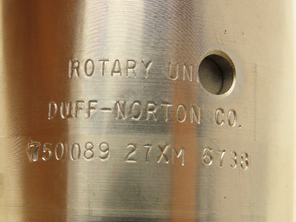 Duff Norton 750089 27XM Rotary Union 3/4" NPT Male & Female