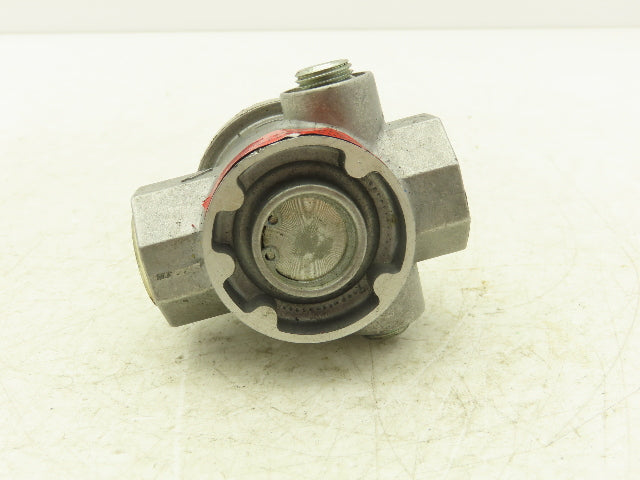 Krom Schroder VAN15-N02 Solenoid Valve 1/2" NPT Aluminum Body No Coil 2 Way Gas