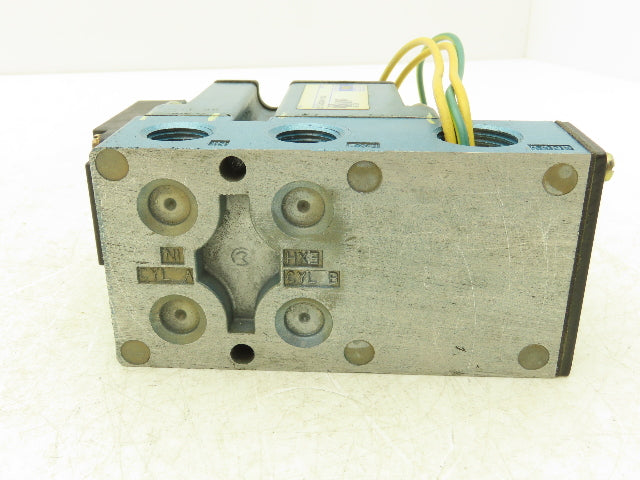 Mac 6311D-000-PM-111DA Pneumatic Solenoid Piloted Valve 4/2 Way 120VAC 150 PSI
