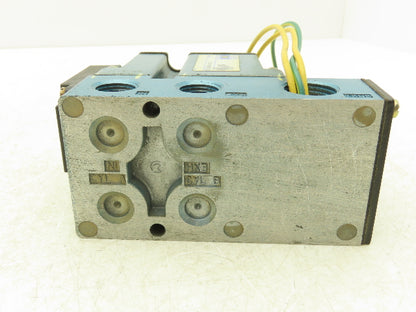 Mac 6311D-000-PM-111DA Pneumatic Solenoid Piloted Valve 4/2 Way 120VAC 150 PSI