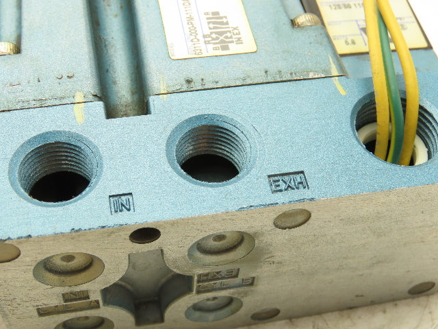 Mac 6311D-000-PM-111DA Pneumatic Solenoid Piloted Valve 4/2 Way 120VAC 150 PSI