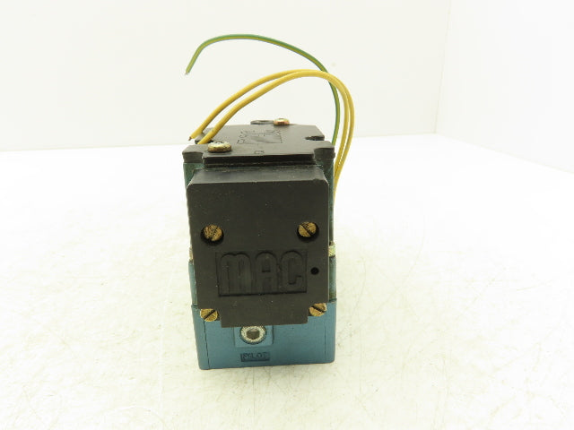 Mac 6311D-000-PM-111DA Pneumatic Solenoid Piloted Valve 4/2 Way 120VAC 150 PSI