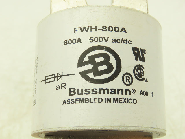 Buss Bussman FWH-800A 800A Fast Acting Fuse 500V