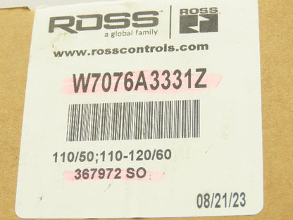 Ross W7076A3331Z Solenoid Valve 5-Way 2-Position FNFP 120V Coil