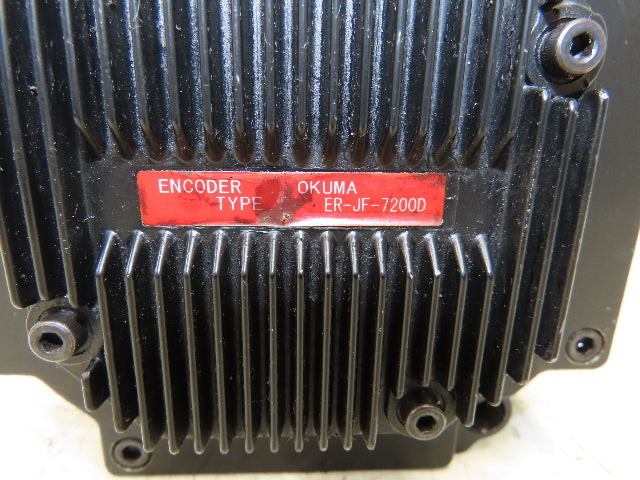 Okuma BL-MC200J-20SN-A AC Servo Motor 4kW 2000 RPM 3PH 157V Encoder ER-JF-7200D