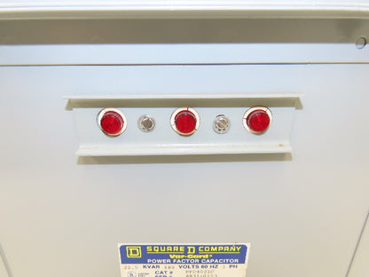 Square D PFC4022F Var-Gard Power Factor Capacitor Unit 3-Pole 22.5 KVAR 480V 3PH