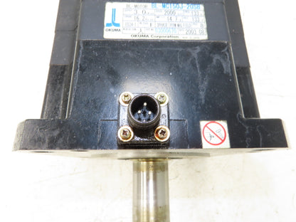 Okuma BL-MC150J-20SB AC Servo Motor 3kW 2000 RPM 133V 3PH Encoder ER-JF-7200D