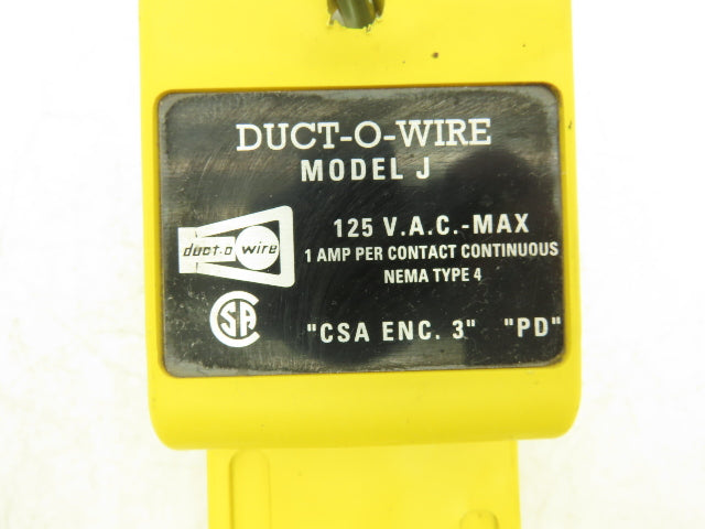 Duct-O-Wire Model J 4 Button Hoist Crane Control Pendant Motion NEMA 4X *Read*