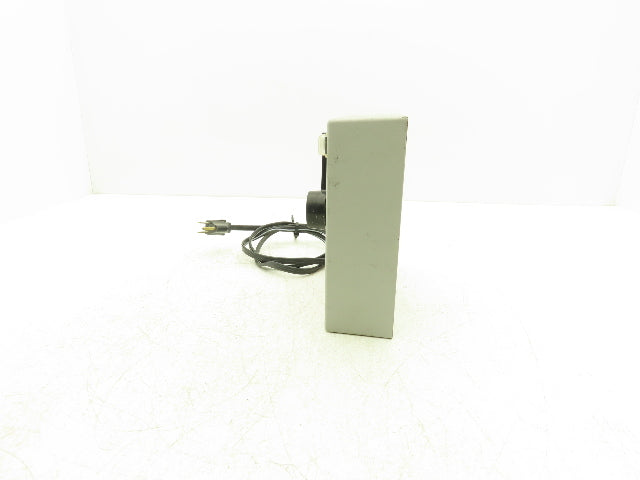 Gralab Model 171 Dual Scale 60 Minute Timer 8" Dial w/Buzzer & Min/Sec Hand 120V