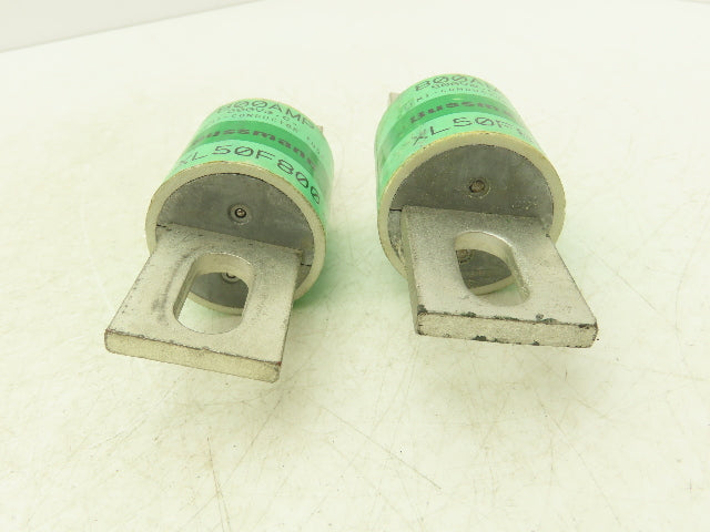 Bussman XL50F800 Semiconductor Fuse 800A 500V-AC Lot Of 2