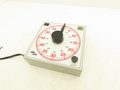 Gralab Model 170 Dual Scale Timer 8" Dial w/Buzzer Volume Control 60 Hour 120V