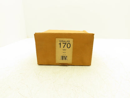 Gralab Model 170 Dual Scale Timer 8" Dial w/Buzzer Volume Control 60 Hour 120V