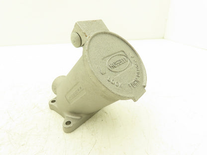 Hubbell HBL21447 Hubbellock Angled Flanged Inlet 3/4" 20A 250VDC 30A 600VAC