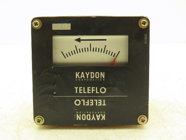 Kaydon 816BC Teleflo Flow Switch Dial Indicator 1" NPT Has Damaged Face Plate