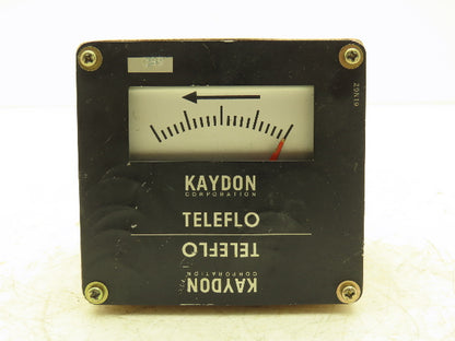Kaydon 816BC Teleflo Flow Switch Dial Indicator 1" NPT Has Damaged Face Plate