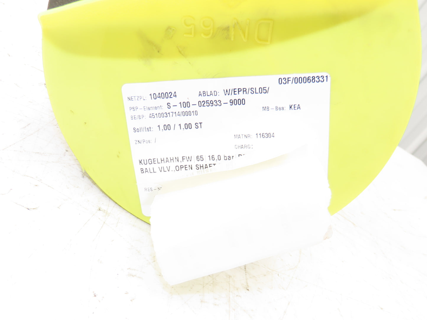 Revo RS5050007800000 Pneumatic Actuator Klinger 2.5" Ball Valve ANSI DN-40