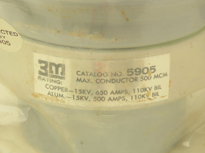 3M Scotchcast 5905 Porcelain Termination Insulator Kit 15KV 650A