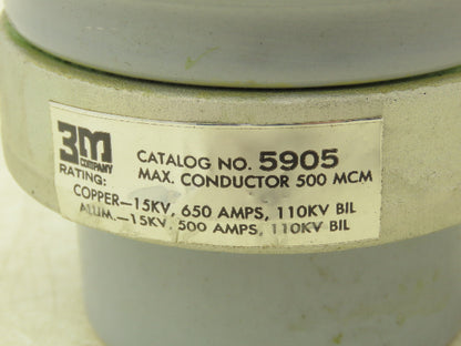 3M Scotchcast 5905 Porcelain Termination Insulator 15KV 650A