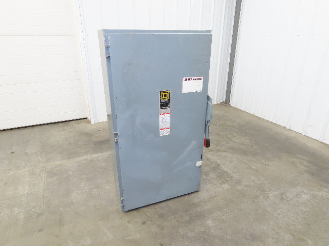 Square D HU265 Safety Disconnect Switch 400A 600V 2 Pole Non Fused Single Phase