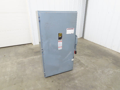 Square D HU265 Safety Disconnect Switch 400A 600V 2 Pole Non Fused Single Phase