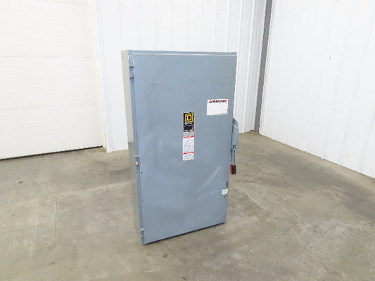 Square D HU265 Safety Disconnect Switch 400A 600V 2 Pole Non Fused Single Phase