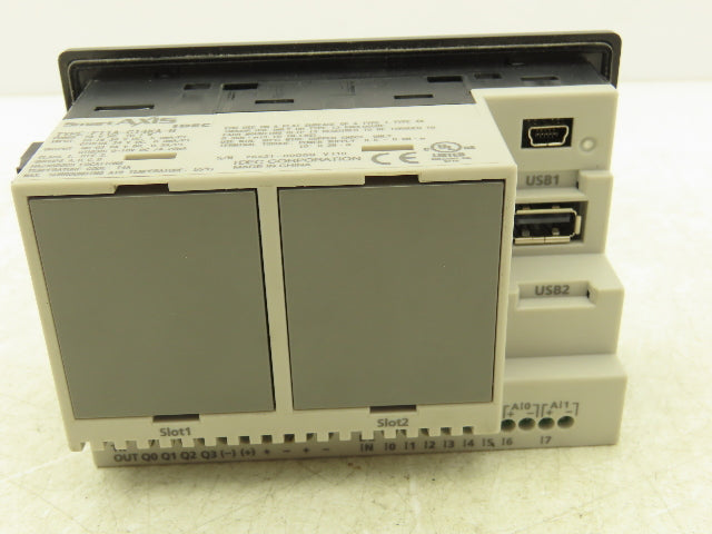 IDEC FT1A-C14KA-B Smart Axis 3.8 PLC+HMI Controller Touch Screen TFT Color 24VDC