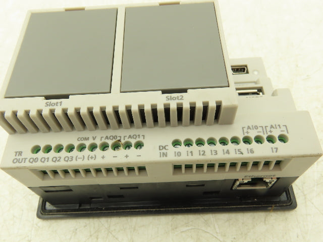 IDEC FT1A-C14KA-B Smart Axis 3.8 PLC+HMI Controller Touch Screen TFT Color 24VDC