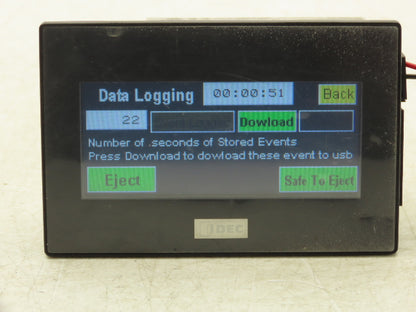 IDEC FT1A-C14KA-B Smart Axis 3.8 PLC+HMI Controller Touch Screen TFT Color 24VDC