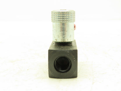 296489 N420S Needle Valve Colorflow N Series Hydraulic Flow Control SAE Ports