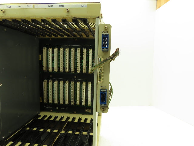 Mitsubishi MELDAS-YQ8C Control Unit Type UF740B CNC 11-Slot Card Rack