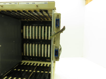 Mitsubishi MELDAS-YQ8C Control Unit Type UF740B CNC 11-Slot Card Rack