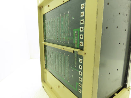 Mitsubishi MELDAS-YQ8C Control Unit Type UF740B CNC 11-Slot Card Rack