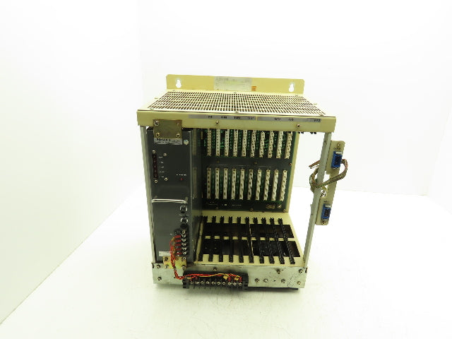 Mitsubishi MELDAS-YQ8C Control Unit Type UF740B CNC 11-Slot Card Rack