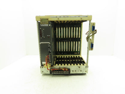 Mitsubishi MELDAS-YQ8C Control Unit Type UF740B CNC 11-Slot Card Rack