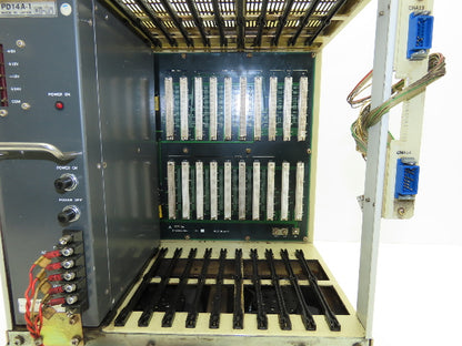 Mitsubishi MELDAS-YQ8C Control Unit Type UF740B CNC 11-Slot Card Rack