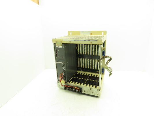 Mitsubishi MELDAS-YQ8C Control Unit Type UF740B CNC 11-Slot Card Rack