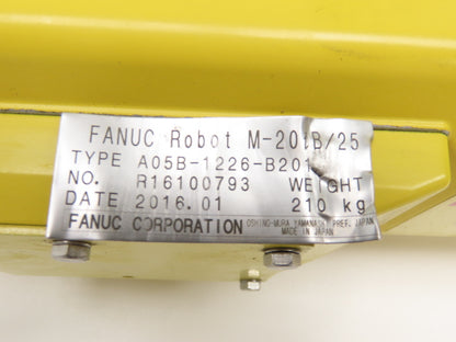 Fanuc M-20iB/25 Industrial Robot Upper Arm & Wrist A05B-1226-B201