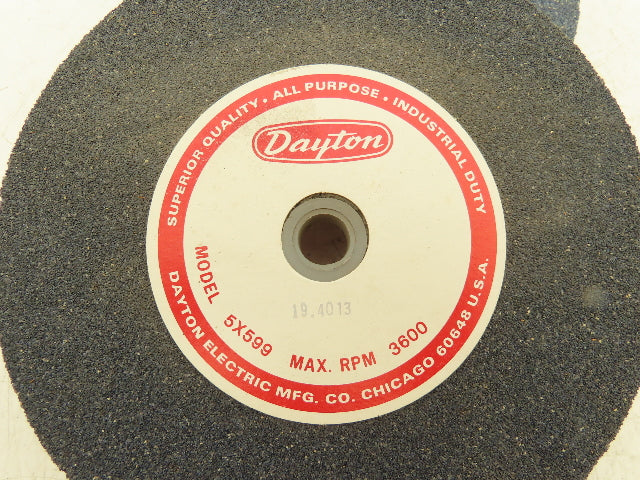Dayton 8x1x1" Bench & Pedestal Vitrified Grinding Wheel Coarse 36 Grit Lot of 2