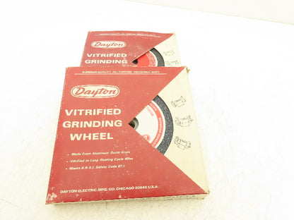 Dayton 8x1x1" Bench & Pedestal Vitrified Grinding Wheel Coarse 36 Grit Lot of 2