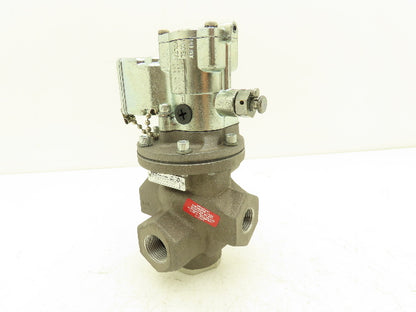 Parker N3555604553P Pneumatic High Speed Pilot Operated Poppet Valve 140PSI 120V