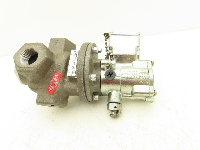 Parker N3555604553P Pneumatic High Speed Pilot Operated Poppet Valve 140PSI 120V