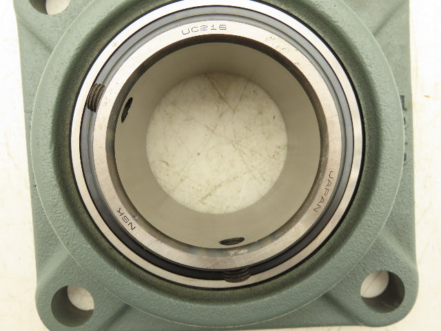 NSK NTN UCF216D1 Flange Bearing 80mm-Bore 4 Bolt F216/UC216 Insert