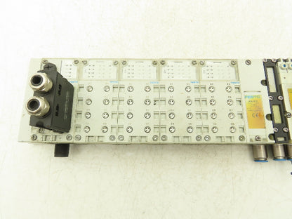 Festo 537956 /MPA2-FB-EMS-4 Air Solenoid Valve Manifold CPX-AB-8-M8-3POL 24VDC