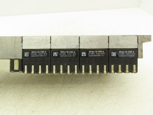Festo 537956 /MPA2-FB-EMS-4 Air Solenoid Valve Manifold CPX-AB-8-M8-3POL 24VDC