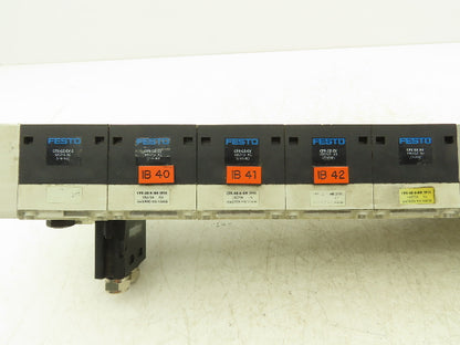 Festo 537956 /MPA2-FB-EMS-4 Air Solenoid Valve Manifold CPX-AB-8-M8-3POL 24VDC