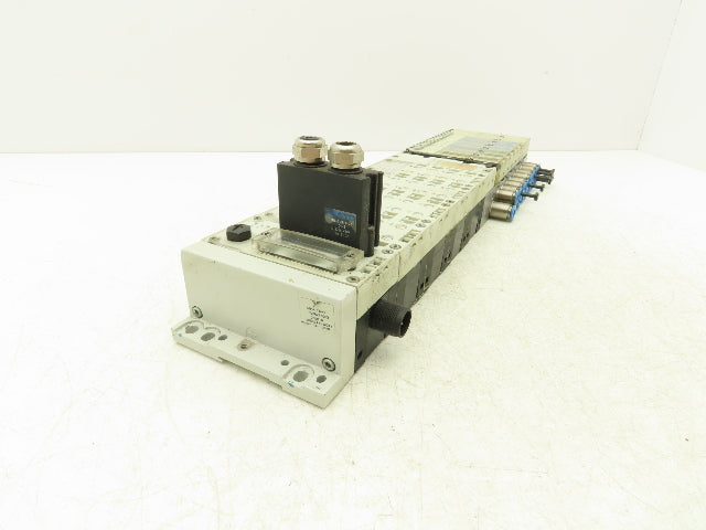 Festo 537956 /MPA2-FB-EMS-4 Air Solenoid Valve Manifold CPX-AB-8-M8-3POL 24VDC