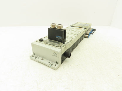 Festo 537956 /MPA2-FB-EMS-4 Air Solenoid Valve Manifold CPX-AB-8-M8-3POL 24VDC
